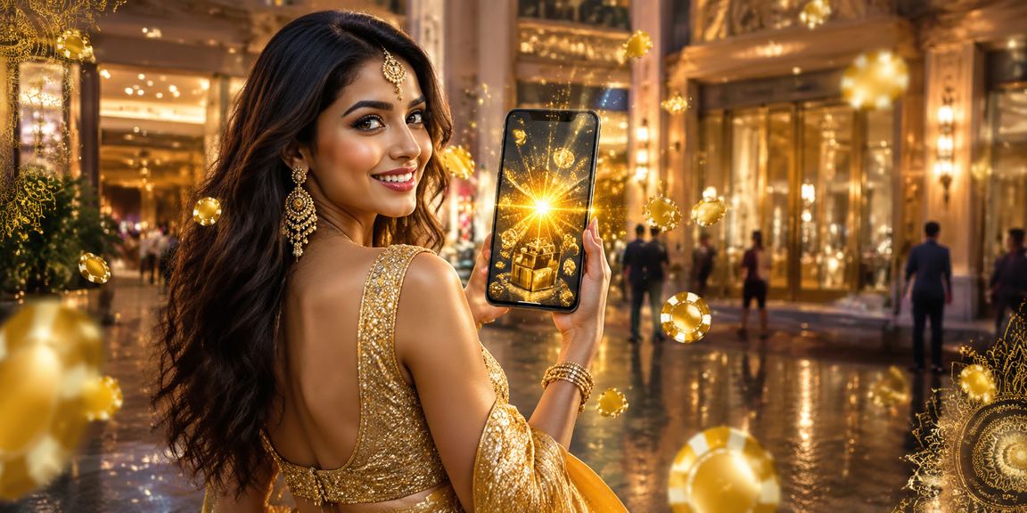 Indian woman registering on pam8403 mobile interface with traditional dress