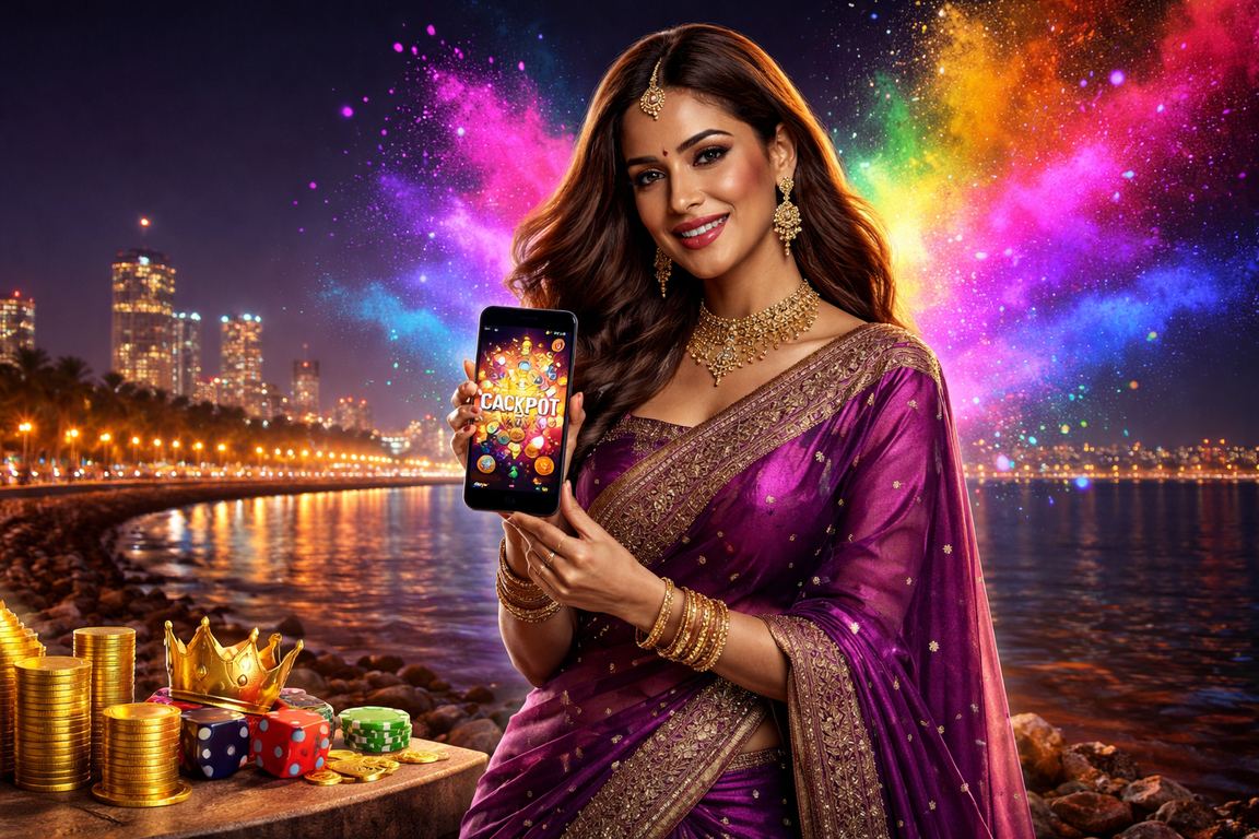 Mumbai Marine Drive with Holi Festival and digital casino gaming